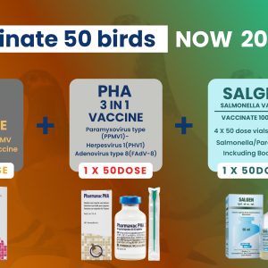 RP 2 in 1 + PHA 3 in 1 + Salgen Salmonella Vaccine 50 dose
