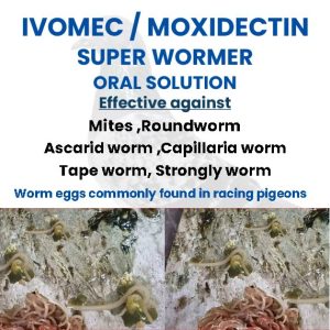 Moxidectin / Ivomc Wormer a Parasite Control for 50 Birds