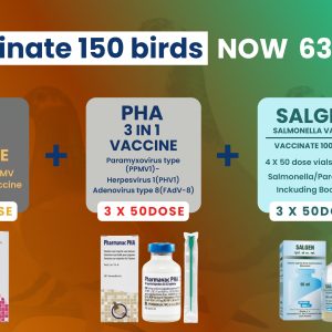 RP 2 in 1 + PHA 3 in 1 + Salgen Salmonella Vaccine 150 Dose